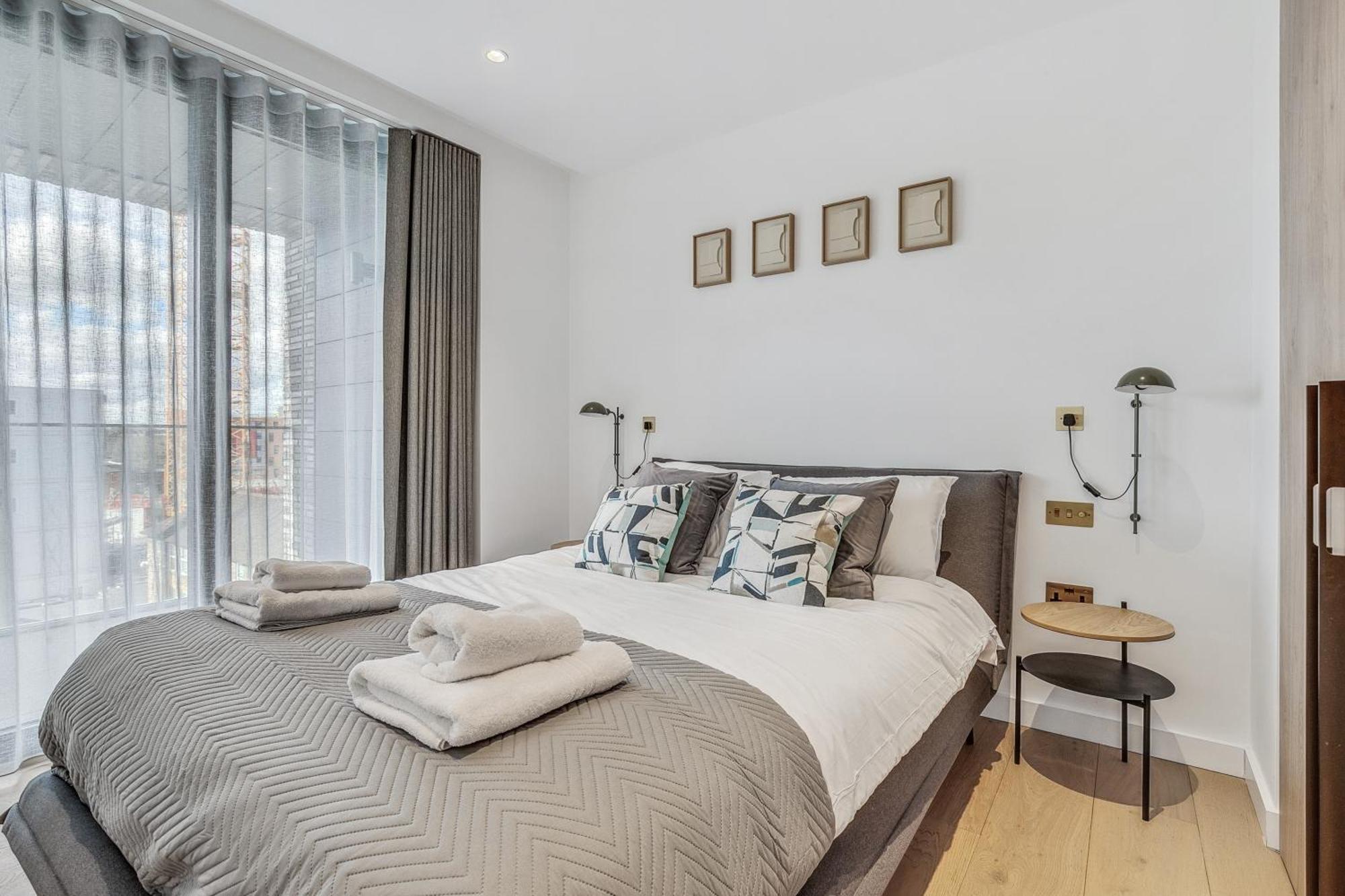 Modern King'S Cross Apartments Londýn Pokoj fotografie