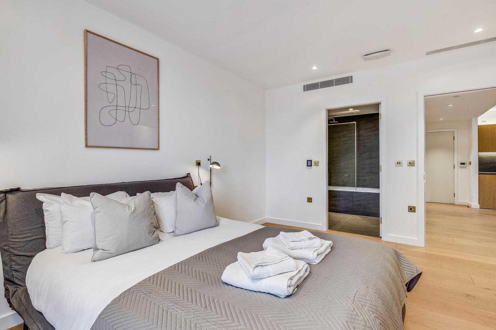 Modern King'S Cross Apartments Londýn Pokoj fotografie
