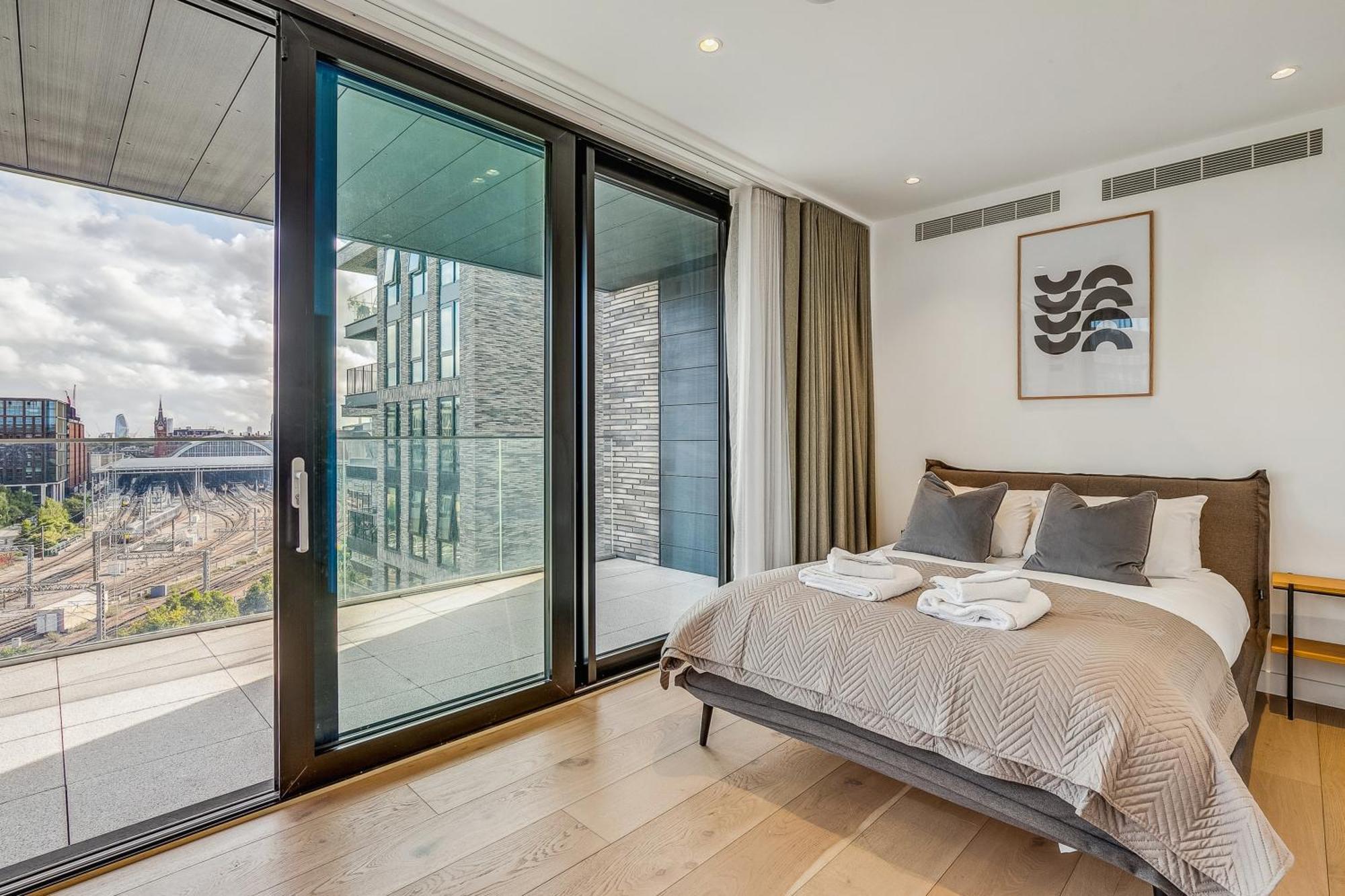 Modern King'S Cross Apartments Londýn Pokoj fotografie
