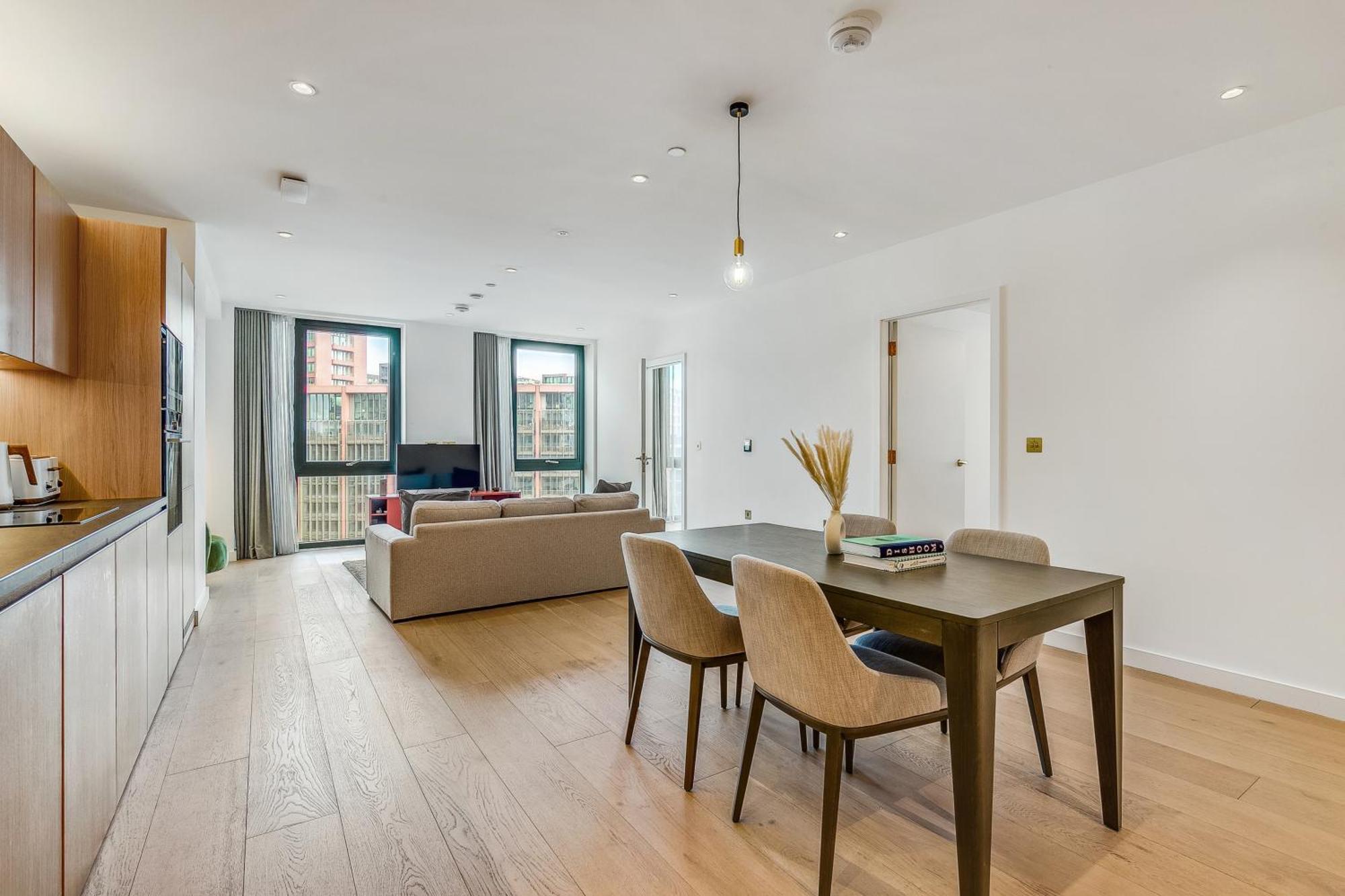 Modern King'S Cross Apartments Londýn Pokoj fotografie