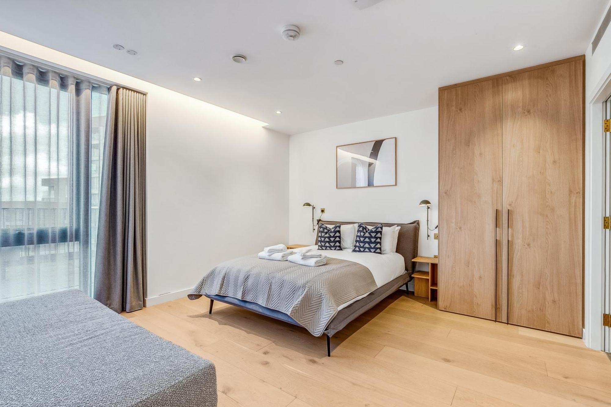 Modern King'S Cross Apartments Londýn Pokoj fotografie