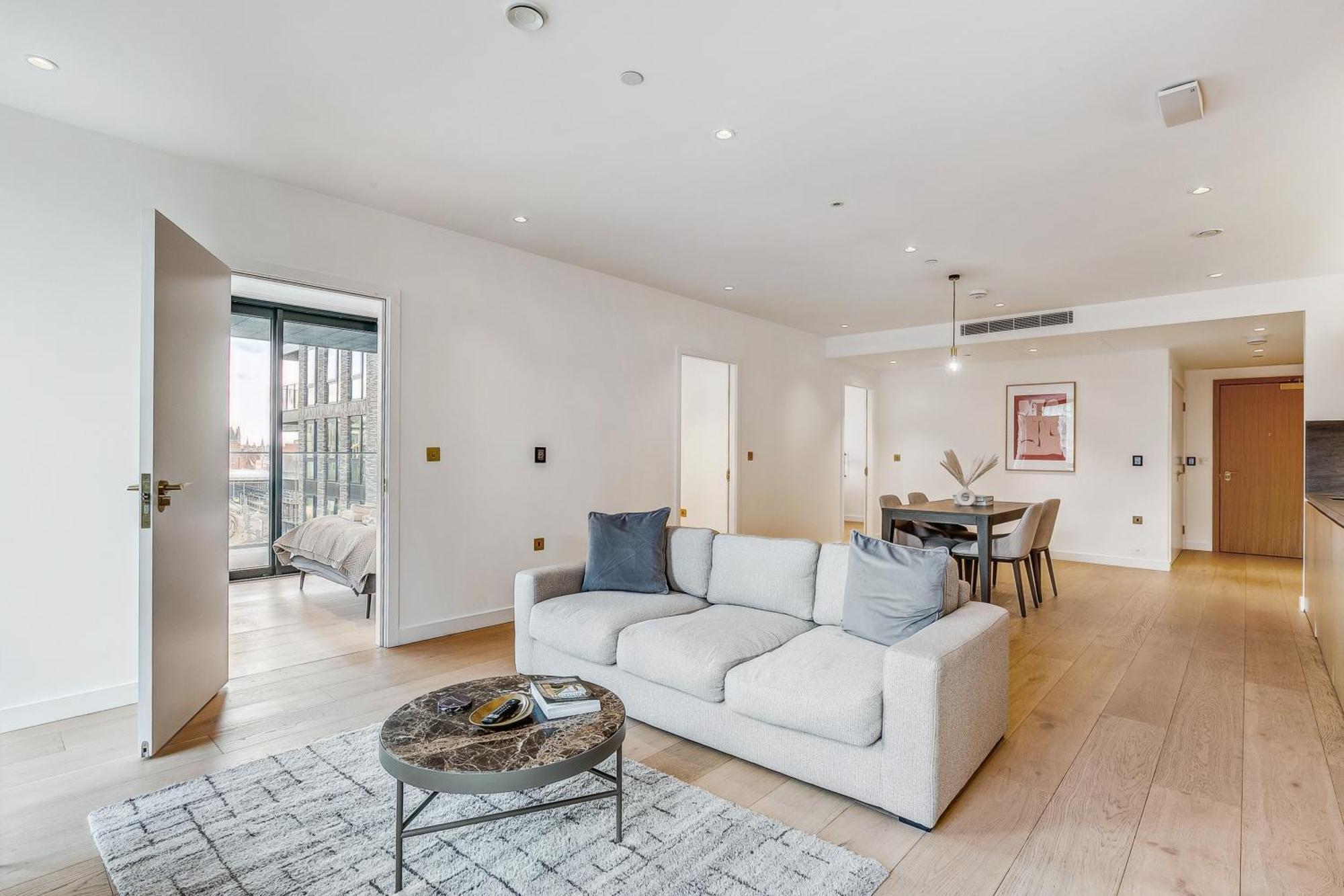 Modern King'S Cross Apartments Londýn Pokoj fotografie