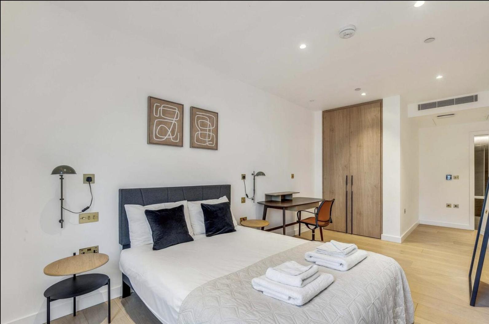 Modern King'S Cross Apartments Londýn Pokoj fotografie